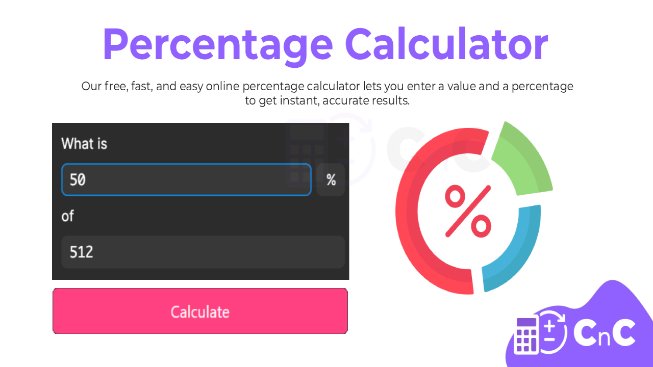 percentage calculator cnc